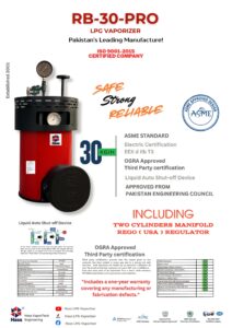 30KG/H LPG VAPORIZER