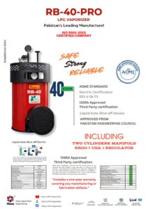 40KG/H LPG VAPORIZER