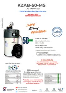 50KH/H LPG VAPORIZER