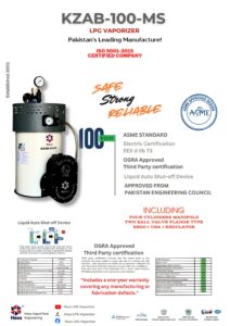 100KG/H LPG VAPORIZER